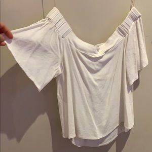 💛White off the shoulder top